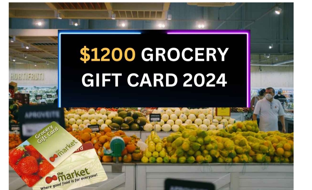 $1200 Grocery Gift Card May 2024