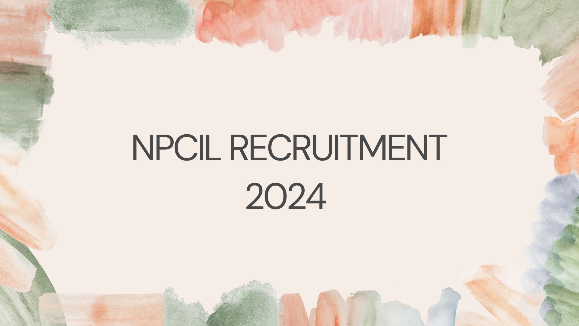 NPCIL Recruitment 2024